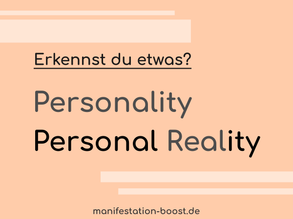 personal reality